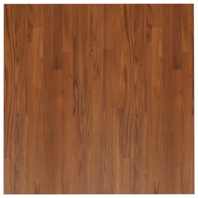 vidaXL Επιφάνεια Τραπεζιού Τετράγωνη Σκ. Καφέ 80x80x1,5 εκ. Ξύλο Δρυς