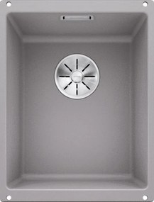 Blanco Subline 320-u - Υποκαθήμενος Νεροχύτης Κουζίνας Γρανίτη 35x46 - Alu Metallic