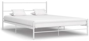 vidaXL Πλαίσιο Κρεβατιού Λευκό 120 x 200 εκ. Μεταλλικό