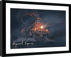 Κορνιζαρισμένη αφίσα Harry Potter - Hogwarts Express