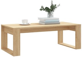 vidaXL Τραπεζάκι Σαλονιού Sonoma Δρυς 102 x 50 x 35 εκ. Επεξεργ. Ξύλο