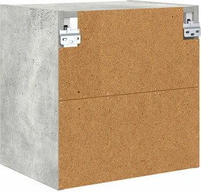 vidaXL Κρεμαστό ντουλάπι Σκυρόδεμα Γκρι 40 x 29,5 x 40 εκ.