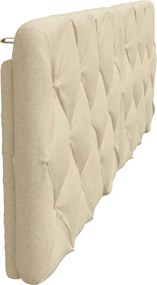 vidaXL Μαξιλάρι για Κεφαλάρι Κρεμ 180 εκ. Υφασμάτινο