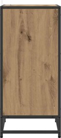 vidaXL Πλαϊνό γραφείο Artisan Oak 35,5 x 35 x 76 εκ