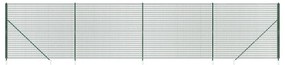 vidaXL Συρματόπλεγμα Περίφραξης Πράσινο 1,6 x 10 μ. με Καρφωτές Βάσεις