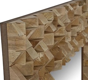 Τοίχο καθρέφτη Home ESPRIT Καφέ Σύγχρονη 91 x 5 x 183 cm