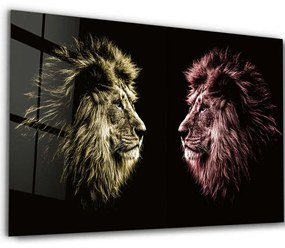 Πίνακας Γυάλινος 672BRS3971 110x70cm Multi Wallity Οριζόντιοι Glass
