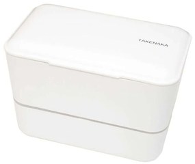 Δοχείο Φαγητού Bento Bite Box Dual LBTTN12-1402-05 17,2x10,9x10,6cm 1150ml White Takenaka Polyethylene