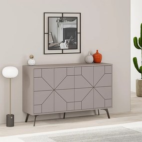 Μπουφές Dune Megapap χρώμα ανοιχτή μόκα 123x35x77,4εκ.