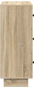 vidaXL Ντουλάπι με Συρτάρια 66 x 34,5 x 90 εκ Επεξεργασμένο Ξύλο