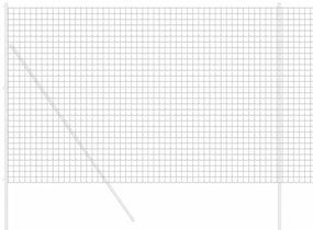 vidaXL Φράχτης Εuro Γκρι 1.6 x 10 m Σίδηρος με επικάλυψη PVC