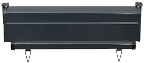 vidaXL Σκίαστρο Βεράντας Πλαϊνό Μαύρο 65 x 250 εκ.