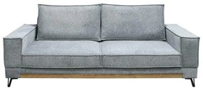 Τριθέσιος Καναπές Loftio Fylliana Γκρί χρώμα 220x95x89εκ 220x95x89 εκ.