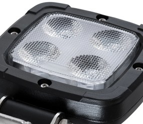 GloboStar® 85399 E4 Mark Vehicle &amp; Forklift Work Lights - Φώτα Εργασίας για Οχήματα Περονοφόρα - Κλάρκ LED 20W DC 10-80V Αδιάβροχο IP67 Ψυχρό Λευκό 6000K Μ11 x Π11 x Υ5cm