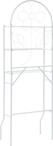 vidaXL Ραφιέρα Μπάνιου Λευκή 60 x 33 x 174 εκ.
