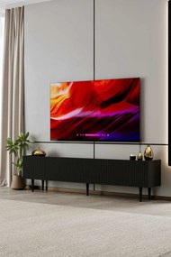 Έπιπλο Τηλεόρασης Μαύρο CLOSOO 200x29x20