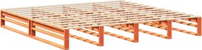 vidaXL Σκελετός Κρεβ. Χωρίς Στρώμα Καφέ Κεριού 180x200 εκ Μασίφ Πεύκο