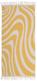 Πετσέτα Θαλάσσης Groovy Gold Nef-Nef Beach 90x170cm 100% Βαμβάκι