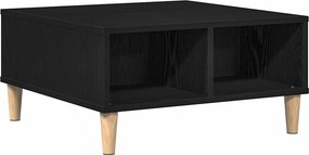 vidaXL Τραπεζάκι σαλονιού Μαύρη Οξυά 60 x 60 x 30 cm