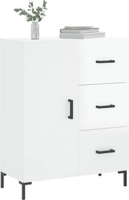 vidaXL Ντουλάπι Γυαλιστερό Λευκό 69,5x34x90 εκ. Επεξεργασμένο Ξύλο