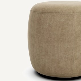 Υποπόδιο από βελούδο stonewashed Rosebury, σχεδίασης E. Gallina