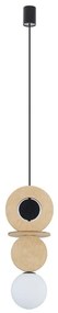 Φωτιστικό Οροφής Drops Wood A 11173 16x216,5cm 1xG9 12W Natural-Black Nowodvorski