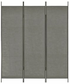 vidaXL Διαχωριστικά Δωματίων Γκρι ύφασμα