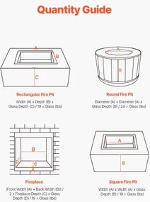 VEVOR 10 LBS Fire Glass 1/2-Inch Fireplace Glass Rocks for Fire Pit Table Copper