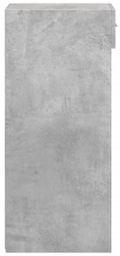 vidaXL Ντουλάπι Γκρι Σκυροδέματος 45x42,5x93 εκ. Επεξεργασμένο Ξύλο