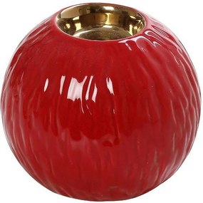 Βάση Ρεσώ ROD252K6 10x10x8cm Red-Gold Espiel Ceramic