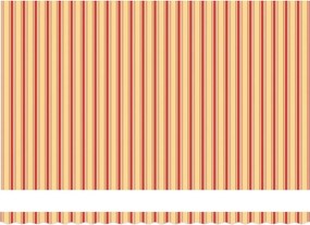 vidaXL Τέντα Πτυσσόμενη Κίτρινη / Λευκή 4 x 3 μ. Ύφασμα και Αλουμίνιο