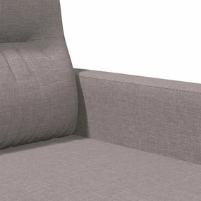 vidaXL Καναπές Διθέσιος Taupe 120 εκ. Υφασμάτινος