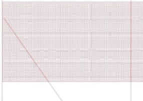vidaXL Κόκκινο Συρματόπλεγμα Εργοστασίου 1.5 x 25 μ Χάλυβας