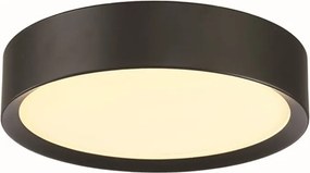 LED Πλαφονιέρα Tech Μεταλλική Στρογγυλή Οροφής ή Κρεμαστή 76W Φ60cm 3000K/4000Κ/5000K/CCT Μαύρο