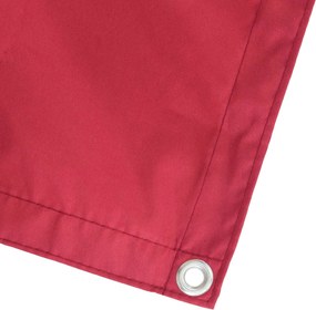 vidaXL Οθόνη Μπαλκονιού Μπορντό 120 x 600 cm