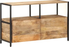 vidaXL Ντουλάπι με Ράφια 110 x 35 x 65 εκ. από Μασίφ Ξύλο Μάνγκο