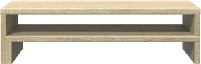 vidaXL Βάση Οθόνης Sonoma Δρυς 54x22x15 εκ. από Επεξεργασμένο Ξύλο