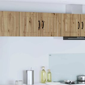 vidaXL Ντουλάπα Τοίχου LUCCA 2 pcs Artisan Δρυς Επεξεργασμένο Ξύλο