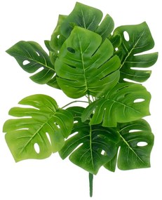 Τεχνητό Κλαδί-Φυτό Monstera 78261 33cm Green GloboStar Πλαστικό