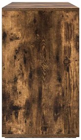 vidaXL Πλαϊνό γραφείο Καπνιστή δρυς 135 x 41 x 69 cm