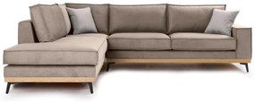 Γωνιακός καναπές Coli, 290x235x95cm, Μπεζ - Αριστερή Γωνία - PL2376