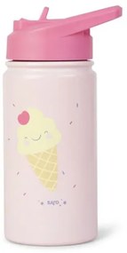Παγούρι - Θερμός 350ml Με Καλαμάκι Saro Ice Cream 74506