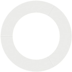 vidaXL Πλατύ Δαχτυλίδι Δέντρου Λευκό Ø60/90 εκ Ατσάλι