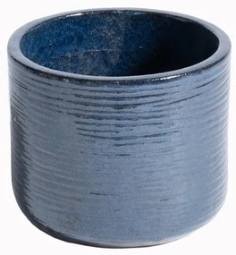 Supergreens Κασπώ Κεραμικό "Pearl Blue" Μπλε 24x24x20 εκ.