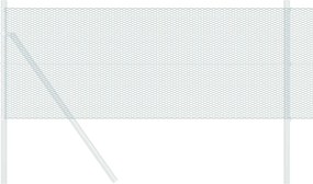 vidaXL Φράχτης Εξαγώνου Πράσινο 0,5 x 10 μ. PVC