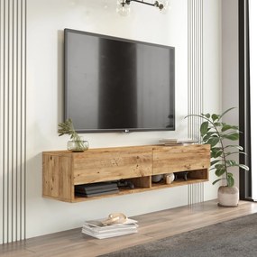 Έπιπλο τηλεόρασης Solva πεύκο μοριοσανίδα 140x31x29εκ