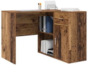vidaXL Γωνιακό Γραφείο Παλιού Ξύλου 102x88x75 cm Επεξεργασμένο Ξύλο