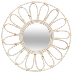 Διακοσμητικός Καθρέφτης Τοίχου (Φ56) A-S Rattan Flower 173836