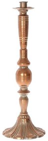 Κηροπήγιο 012.717237133 15x44cm Bronze Copper