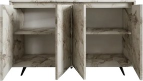 Stewehome Κονσόλα για γωνιά καφέ και πολύχρηστο ντουλάπι 140x40x86 cm